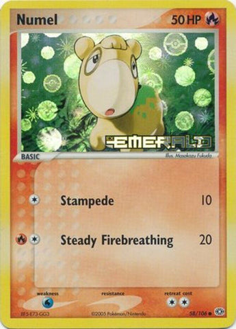 Numel (58/106) (Stamped) [EX: Emerald] 