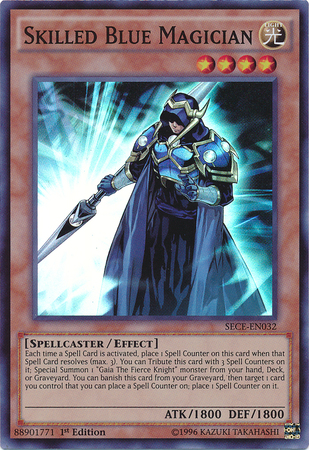 Skilled Blue Magician [SECE-EN032] Super Rare 
