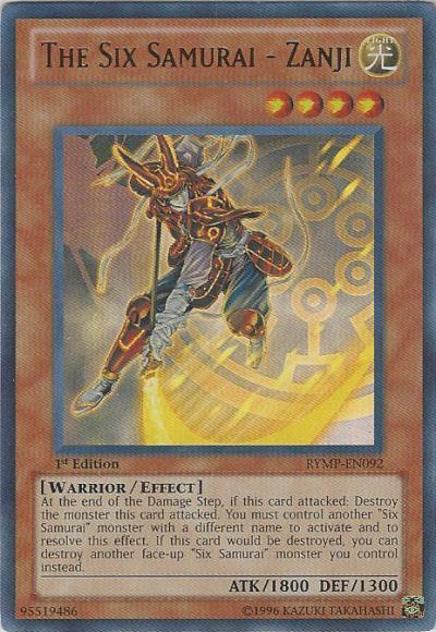 The Six Samurai - Zanji [RYMP-EN092] Ultra Rare 