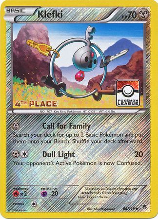 Klefki (66/119) (League Promo 4th Place) [XY: Phantom Forces] 