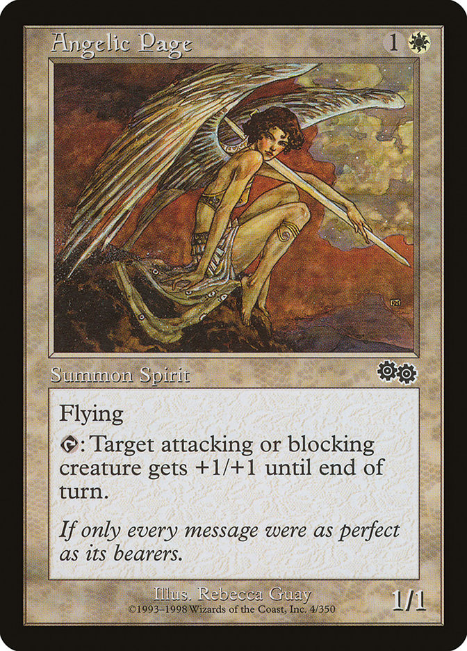 Angelic Page [Urza's Saga] 