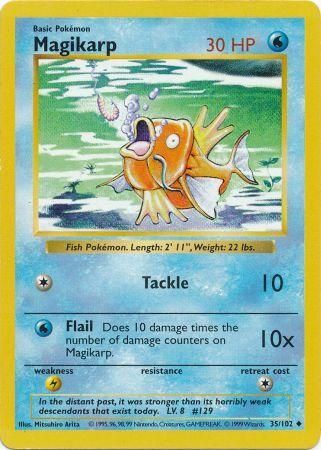 Magikarp (35/102) [Base Set Shadowless Unlimited] 