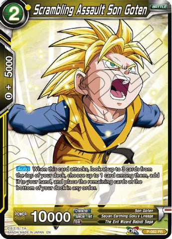 Scrambling Assault Son Goten (Reprint) (P-062) [Battle Evolution Booster] 