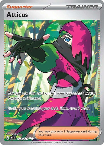 Atticus (133/131) [Scarlet &amp; Violet: Prismatic Evolutions] 