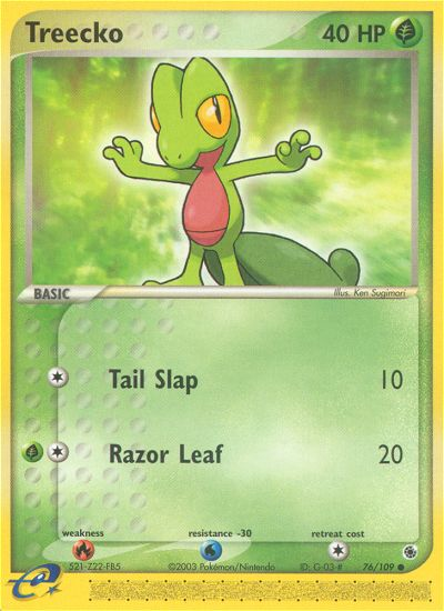 Treecko (76/109) [EX: Ruby &amp; Sapphire] 