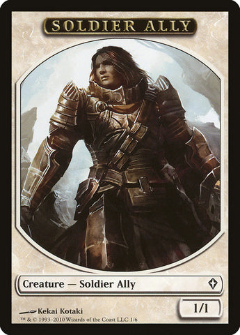 Soldier Ally Token [Worldwake Tokens] 
