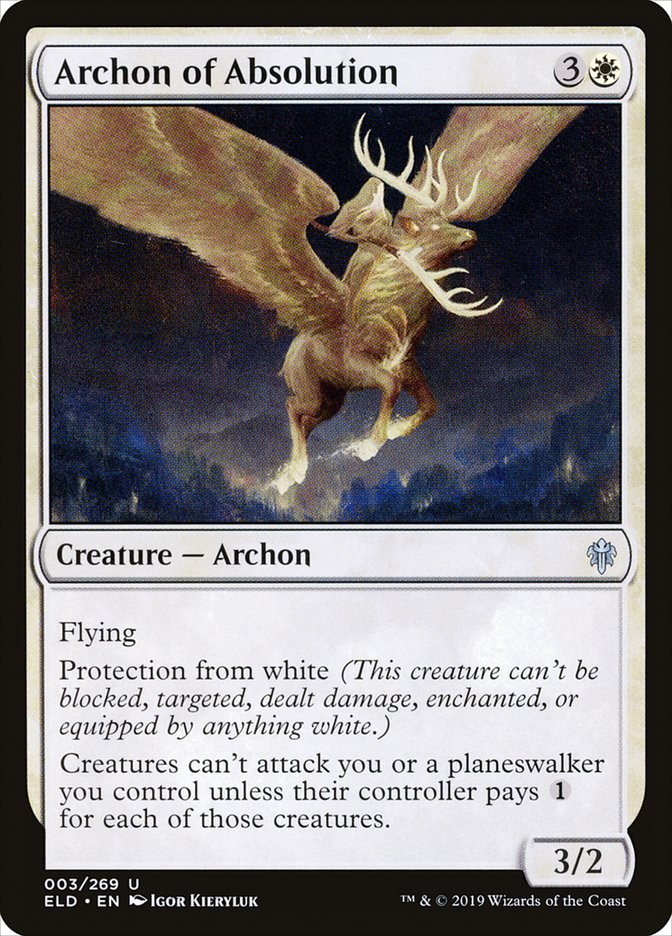 Archon of Absolution [Throne of Eldraine] 