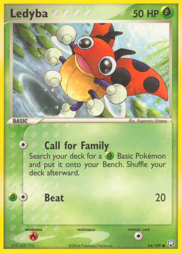 Ledyba (64/109) [EX: Team Rocket Returns] 
