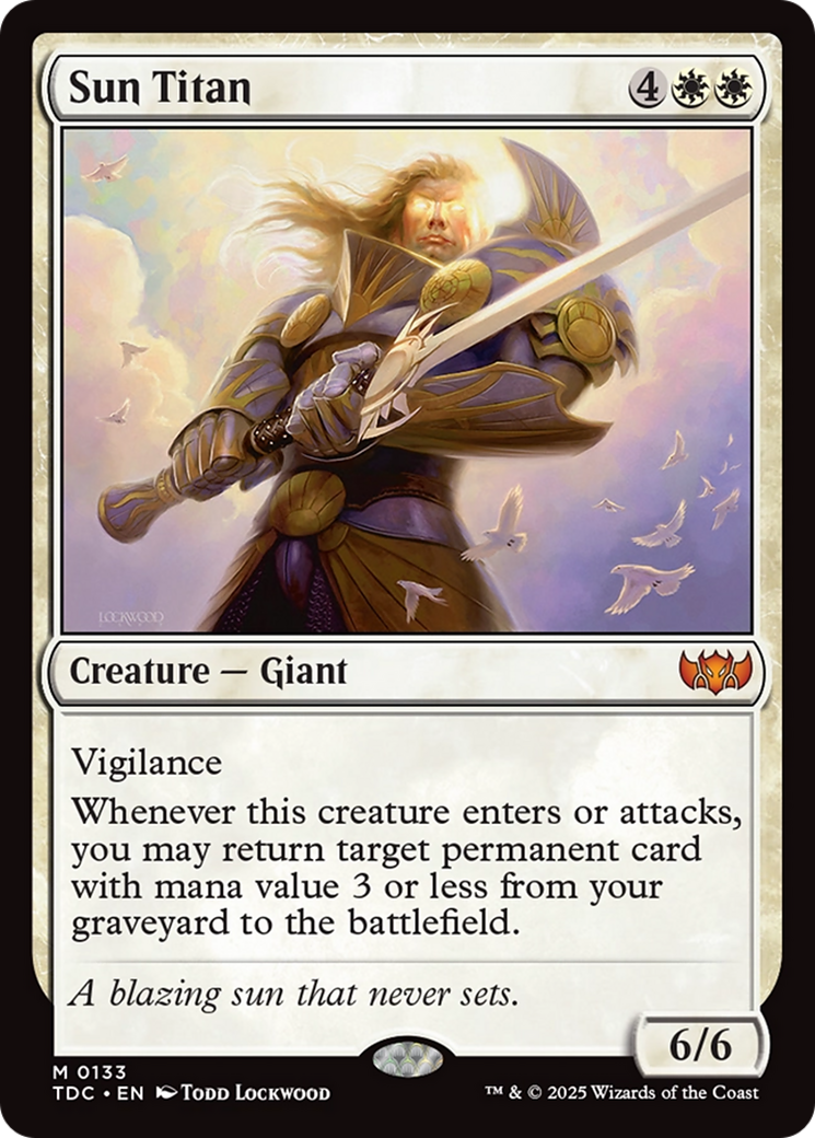 Sun Titan [Tarkir: Dragonstorm Commander] 
