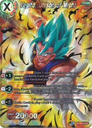 Vegito, Unison of Might (BT10-003) [Rise of the Unison Warrior]