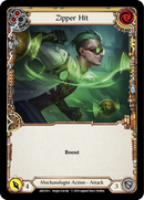 Zipper Hit (Yellow) [ARC030-C] (Arcane Rising) 1st Edition Rainbow Foil 