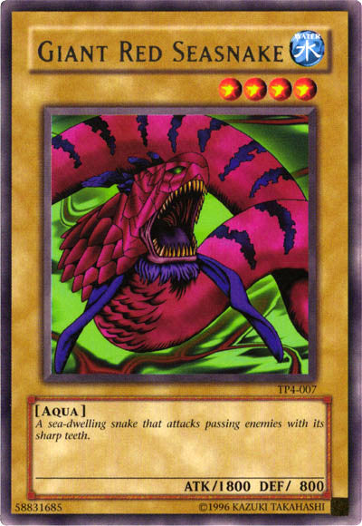 Giant Red Seasnake [TP4-007] Rare 