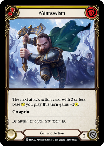 Minnowism (Yellow) [MON297-RF] (Monarch) 1st Edition Rainbow Foil 