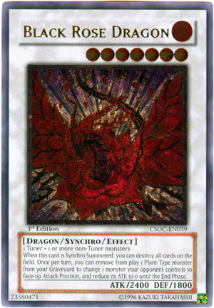 Black Rose Dragon (UTR) [CSOC-EN039] Ultimate Rare 