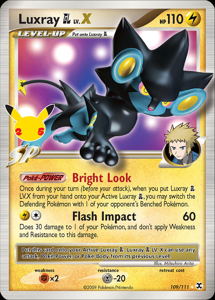 Luxray GL LV.X (109/111) [Celebrations: 25th Anniversary - Classic Collection] 