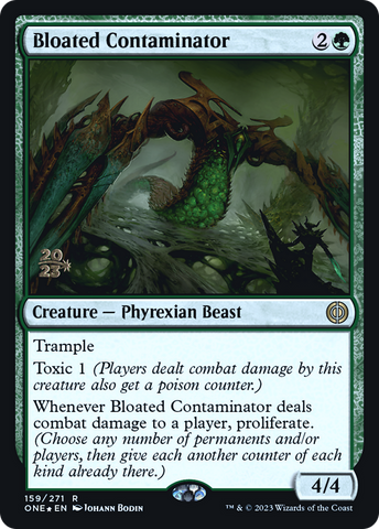 Bloated Contaminator [Phyrexia: All Will Be One Prerelease Promos] 