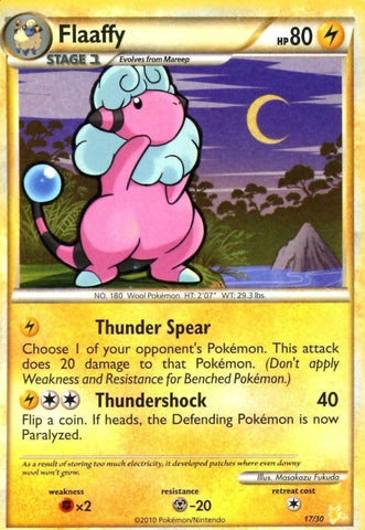 Flaaffy (17/30) [HeartGold &amp; SoulSilver: Trainer Kit - Raichu] 