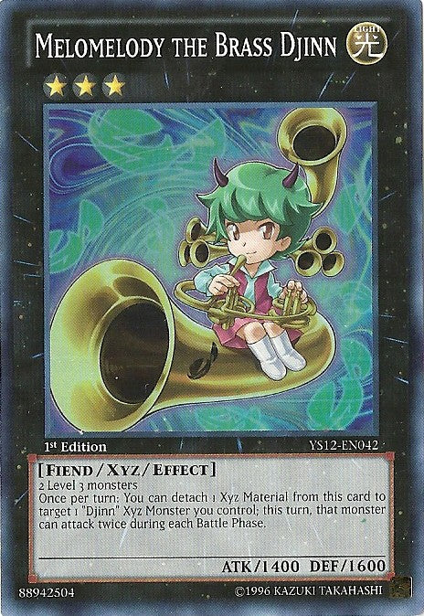 Melomelody the Brass Djinn [YS12-EN042] Super Rare 