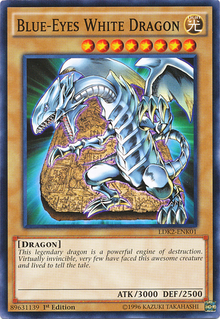 Blue-Eyes White Dragon (Version 4) [LDK2-ENK01] Common 