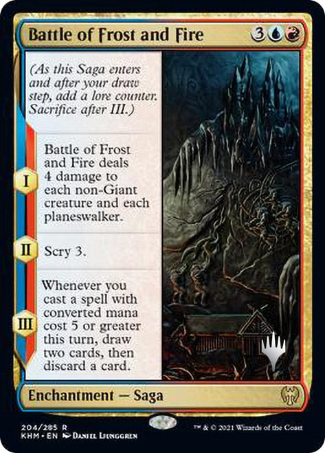 Battle of Frost and Fire (Promo Pack) [Kaldheim Promos] 