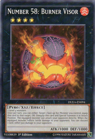 Number 58: Burner Visor [DUEA-EN094] Common 