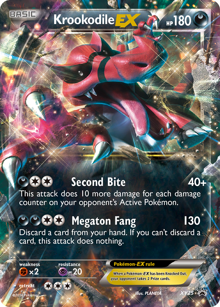 Krookodile EX (XY25) [XY: Black Star Promos] 