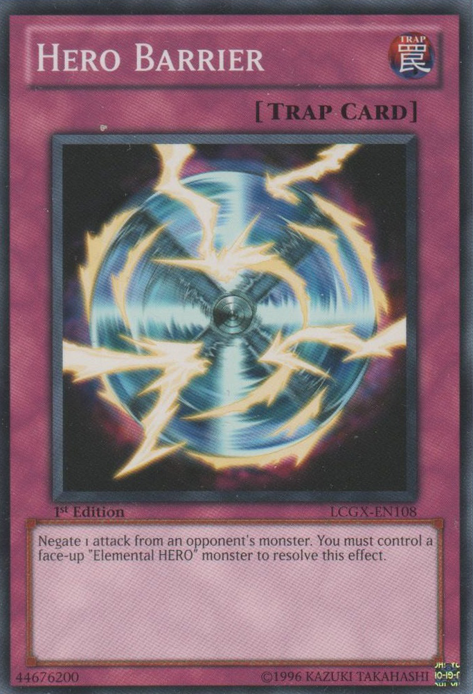 Hero Barrier [LCGX-EN108] Common 