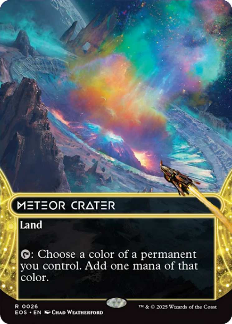 Meteor Crater (0026) (Borderless) [Edge of Eternities: Stellar Sights] 