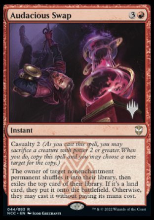 Audacious Swap (Promo Pack) [Streets of New Capenna Commander Promos] 