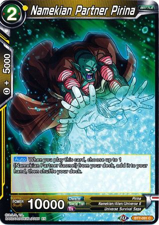 Namekian Partner Pirina (BT7-091) [Assault of the Saiyans] 