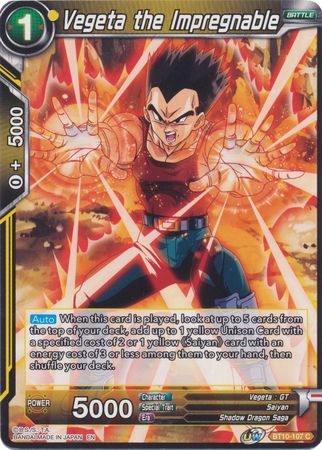 Vegeta the Impregnable (BT10-107) [Rise of the Unison Warrior 2nd Edition] 