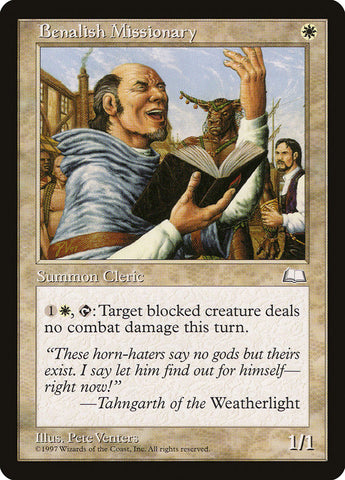 Benalish Missionary [Weatherlight] 