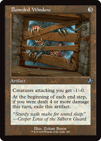 Boarded Window (Retro Frame) [Innistrad Remastered] 