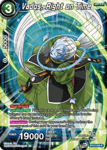 Vados, Right on Time (BT15-036) [Saiyan Showdown] 