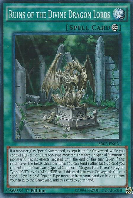 Ruins of the Divine Dragon Lords [SR02-EN024] Super Rare 
