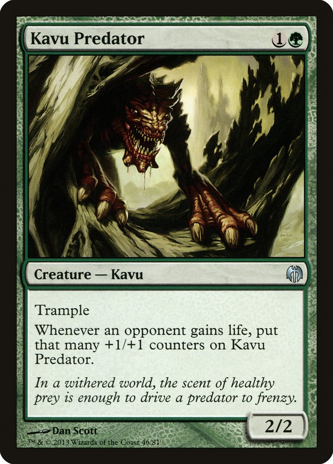 Kavu Predator [Duel Decks: Heroes vs. Monsters] 