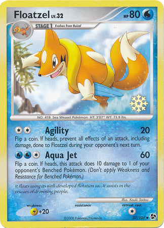 Floatzel (37/106) [Countdown Calendar Promos] 