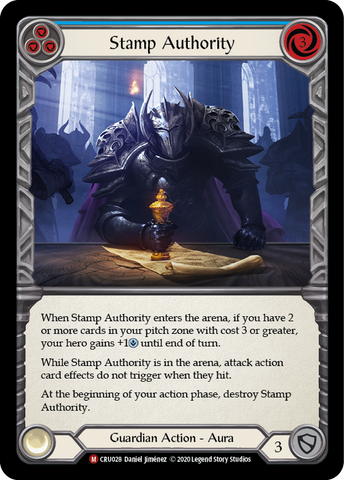 Stamp Authority [CRU028] (Crucible of War) 1st Edition Normal 