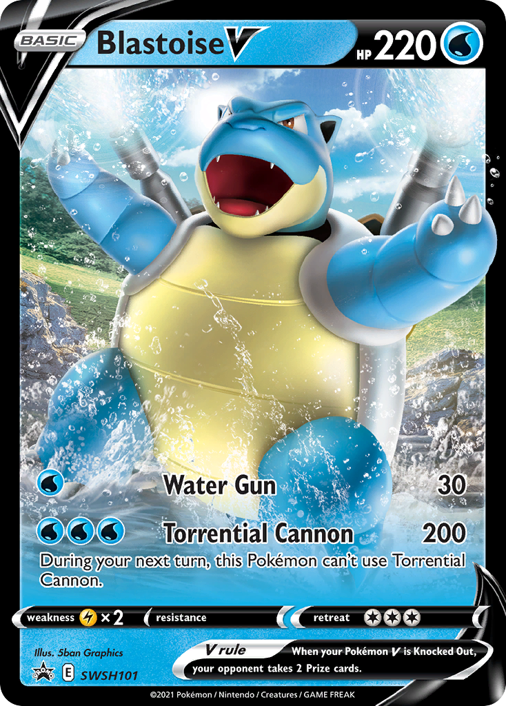 Blastoise V (SWSH101) [Sword &amp; Shield: Black Star Promos] 