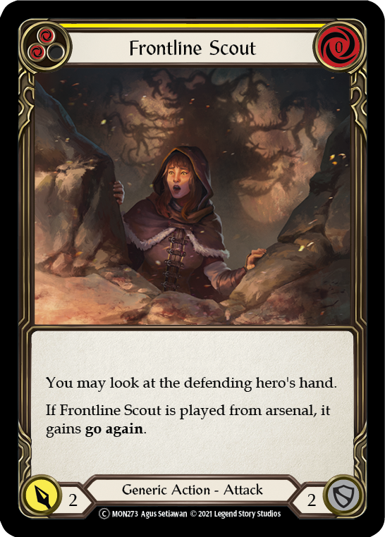 Frontline Scout (Yellow) [U-MON273] (Monarch Unlimited) Unlimited Normal 