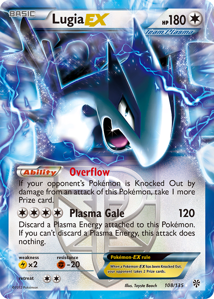 Lugia EX (108/135) [Black &amp; White: Plasma Storm] 