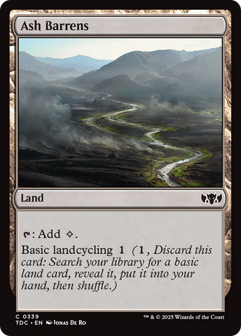 Ash Barrens [Tarkir: Dragonstorm Commander] 