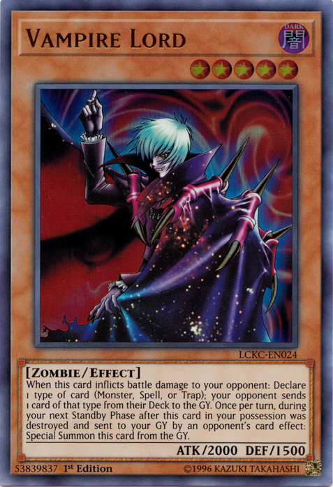 Vampire Lord [LCKC-EN024] Ultra Rare 