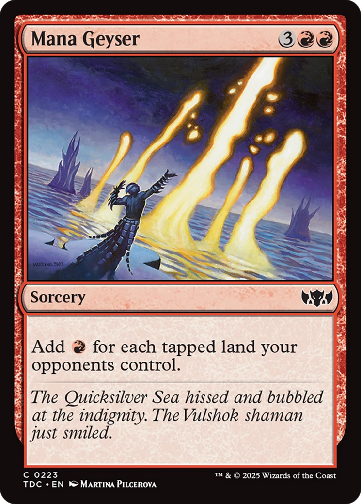 Mana Geyser [Tarkir: Dragonstorm Commander] 