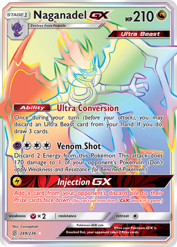 Naganadel GX (249/236) [Sun &amp; Moon: Unified Minds] 