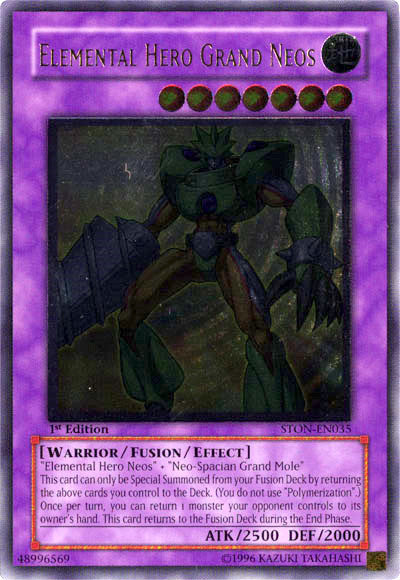 Elemental Hero Grand Neos [STON-EN035] Ultimate Rare 