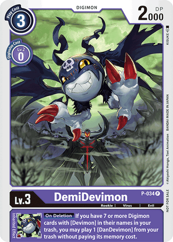 DemiDevimon [P-034] [Promotional Cards] 