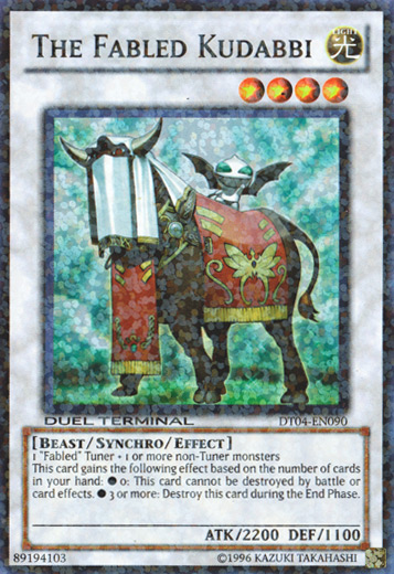 The Fabled Kudabbi [DT04-EN090] Super Rare 