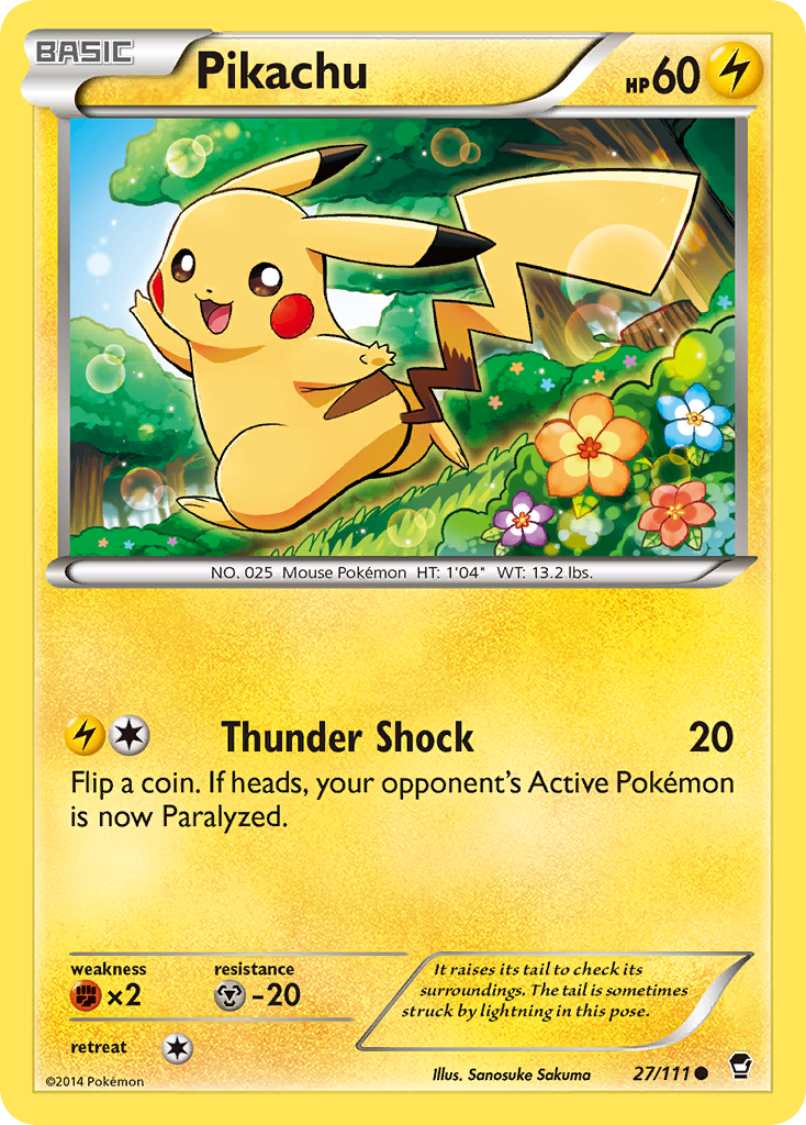 Pikachu (27/111) [XY: Furious Fists] 