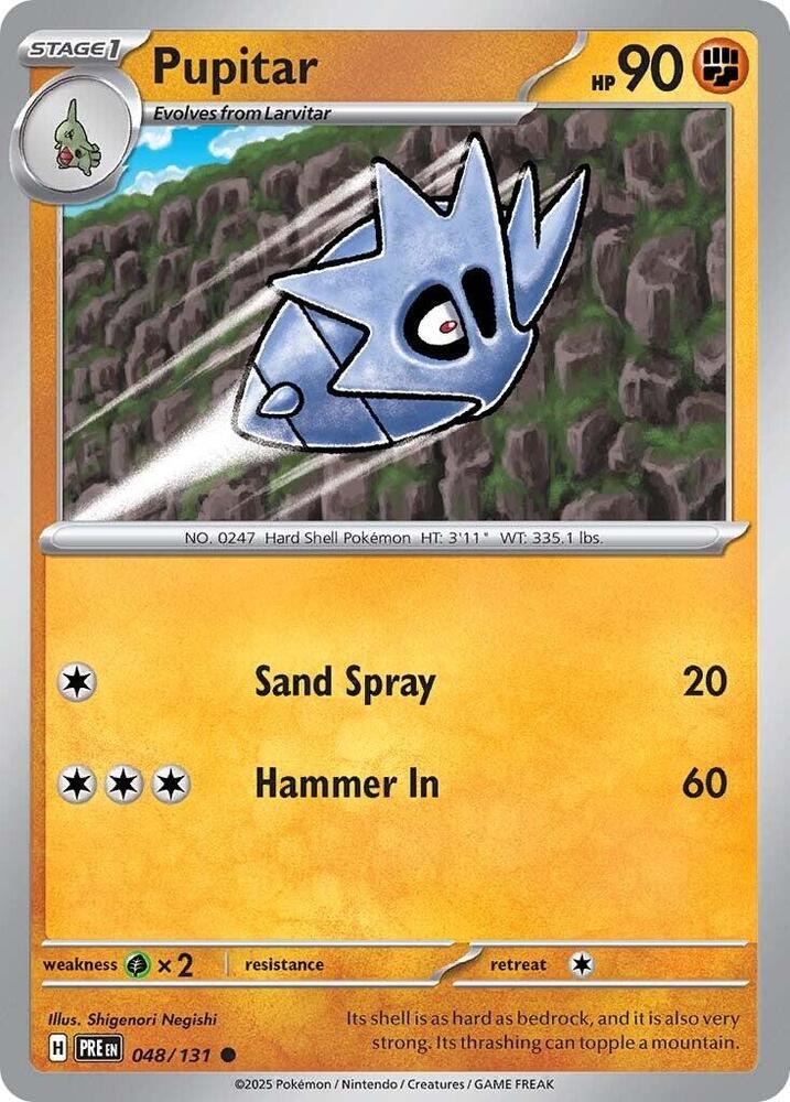 Pupitar (048/131) [Scarlet &amp; Violet: Prismatic Evolutions] 
